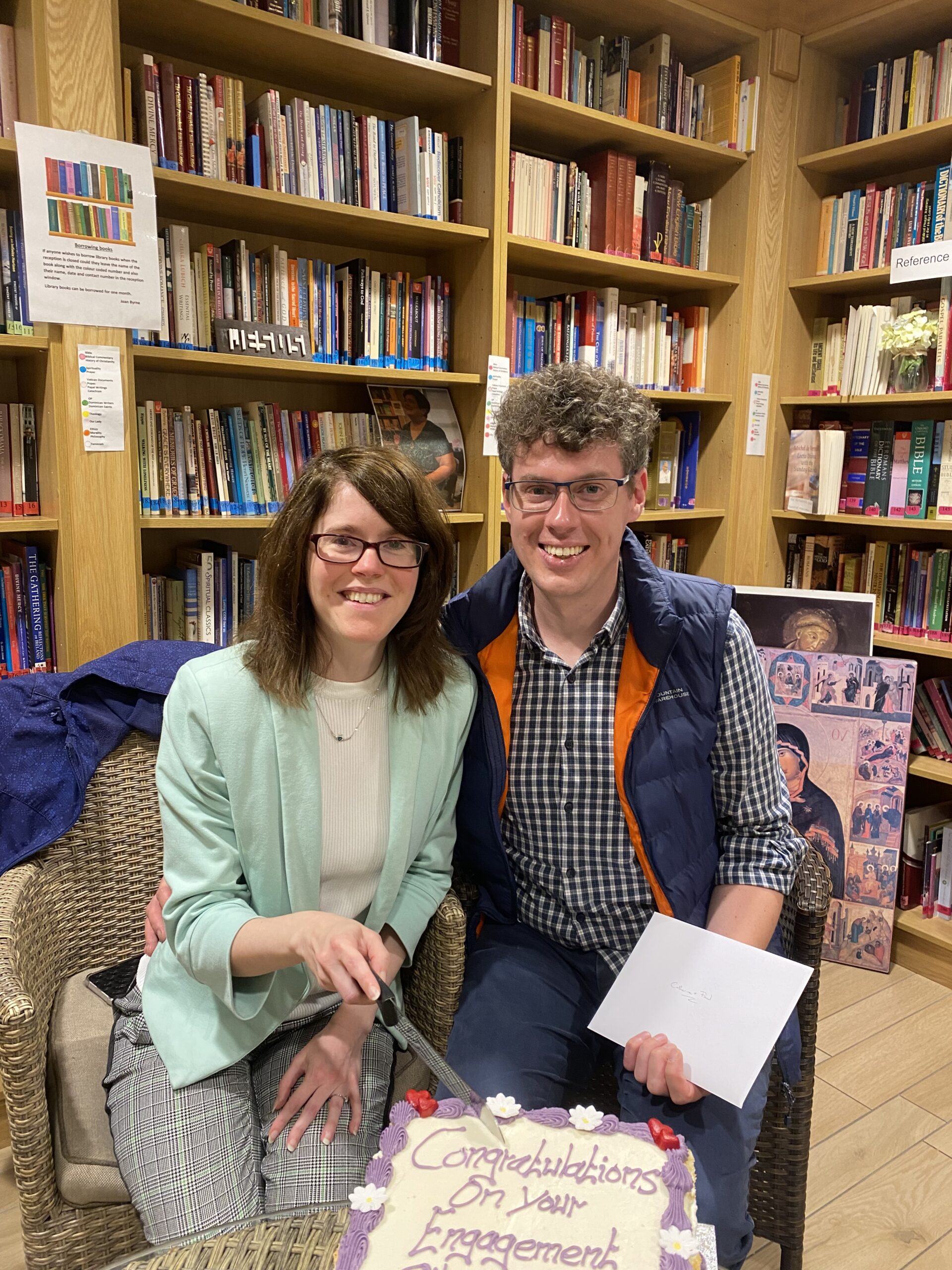 Wonderful News ! We're delighted to celebrate with two members of our Young Adult Lectio Community who have recently got engaged- Catherine McArdle and Paul Campbell ! May God continue to bless your journey together with love, joy and deep faith. Thank you both for allowing us to share this happy moment. Please join us in praying for them as they begin this new chapter together.